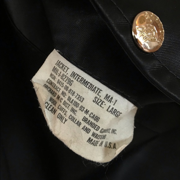 Vintage reversible satin Ma-1 bomber jacket - Picture 6 of 8